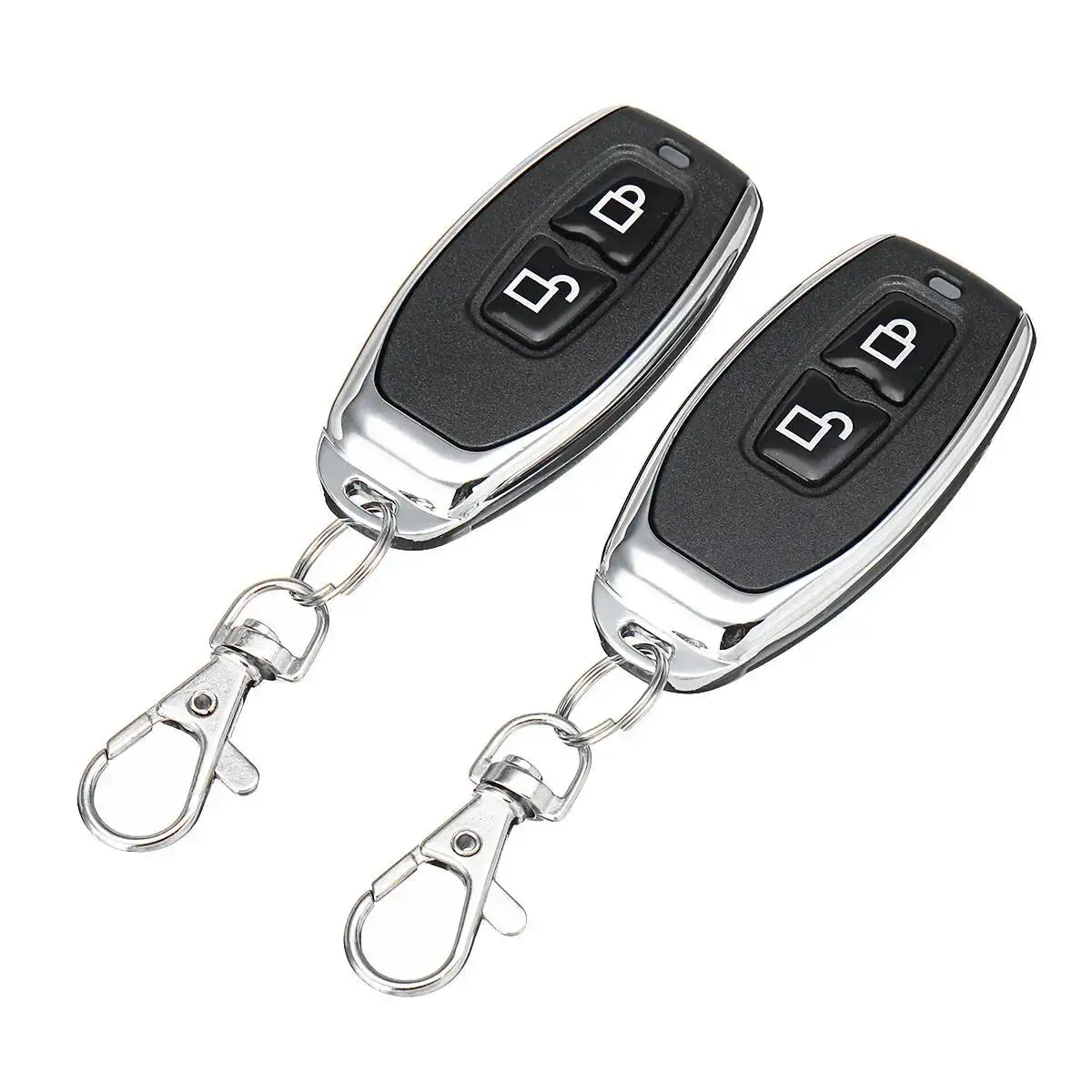 433Mhz Wireless Remote Control 2 buttons EV 1527 Learning Code Transmitter Key Fob for Gate Garage Door controller No Clone