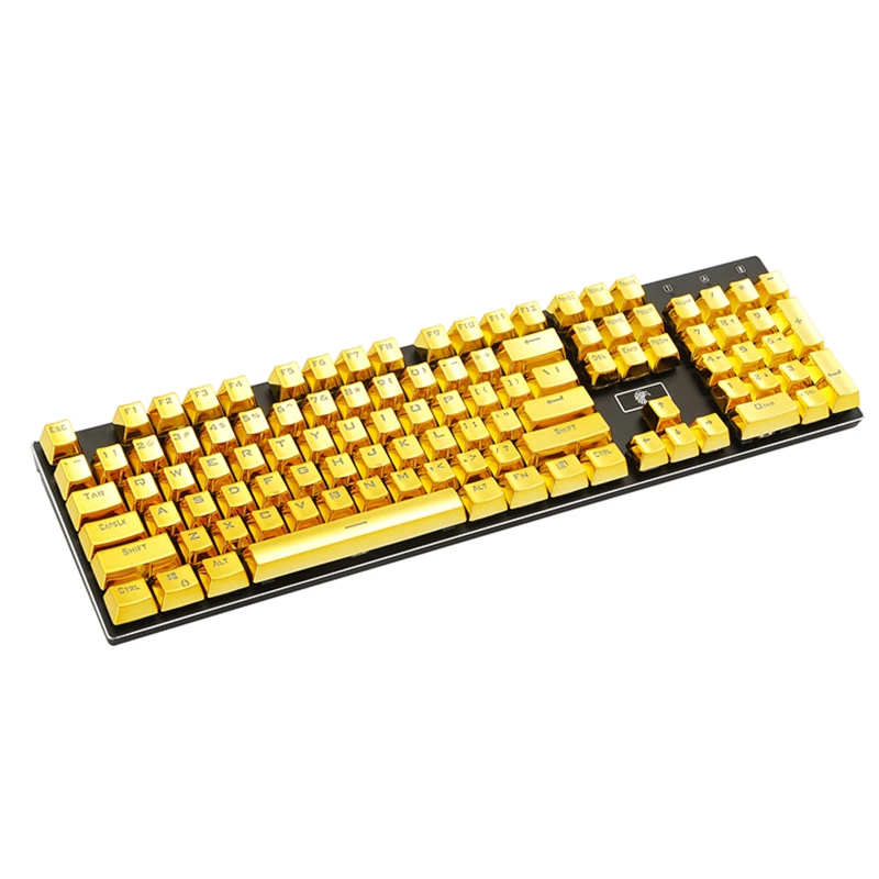 Redragon keycaps 104 duplo tiro retroiluminado galvaniza pudim keycap conjunto com extrator para diy cereja mx rgb teclado mecânico