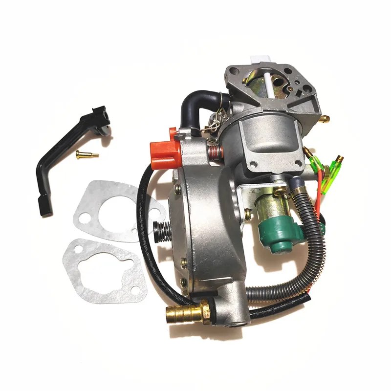 LPG Conversion Kit Fit GX390 GX420 188F 190F 5KW 6.5KW 7KW 8KW Gasoline Generator 13HP 15HP CNG MANUAL CHOKE Dual FUEL Carb