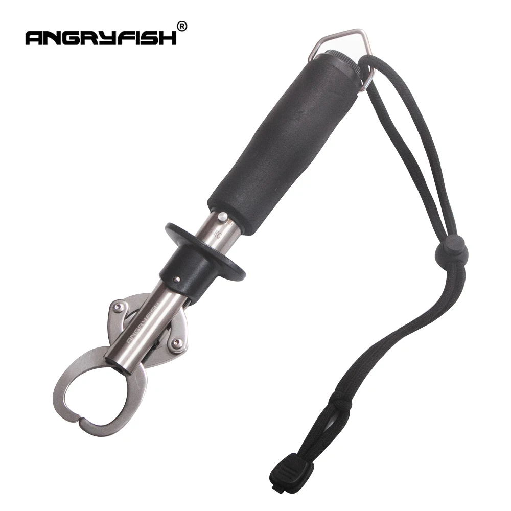 

ANGRYFISH Portable Metal Aluminium Fish Grip Fish Holder Catch And Release Durable Lock Accessories k1