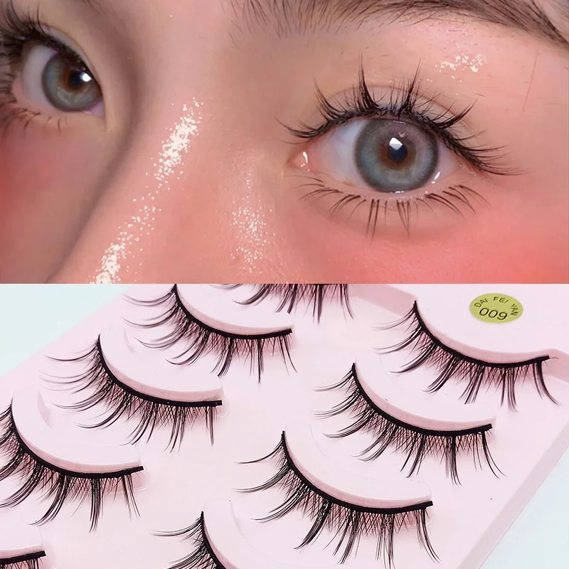 

5 Pairs Fashion Natural 3D False Eyelashes Cosplay Little Devil Eyelash Extension Makeup Beauty Tools