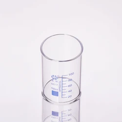 FAPE Beaker in low form without spout, Capacity 100ml/150ml/250ml/500ml/850ml/1000ml/2000ml/3000ml/5000ml, Borosilicate glass