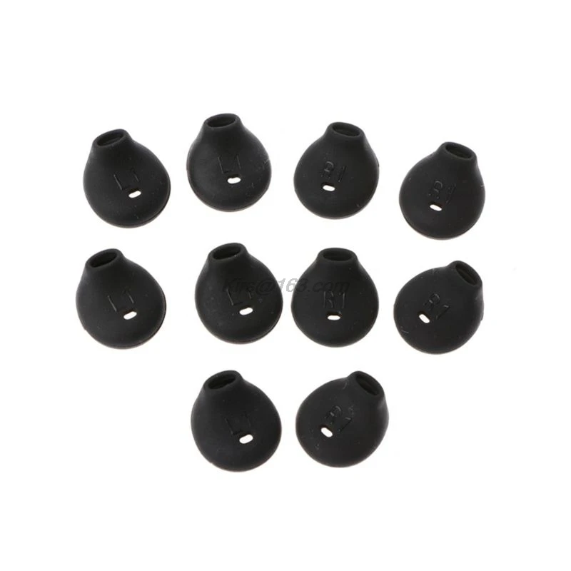 10pcs/lot Soft Silicone Ear Pads Eartips For Sony WI-SP500 For Samsung S7 S6 Edge 9200 level u In-ear Headphones Earphone