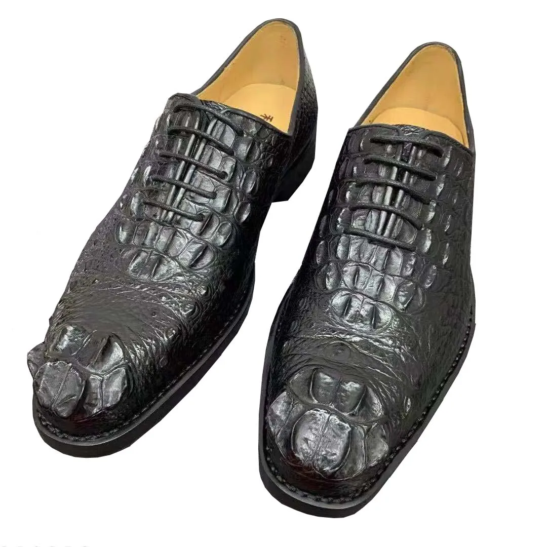 fanzunxing new men dress shoes men formal shoes men crocodile leather shoes marry