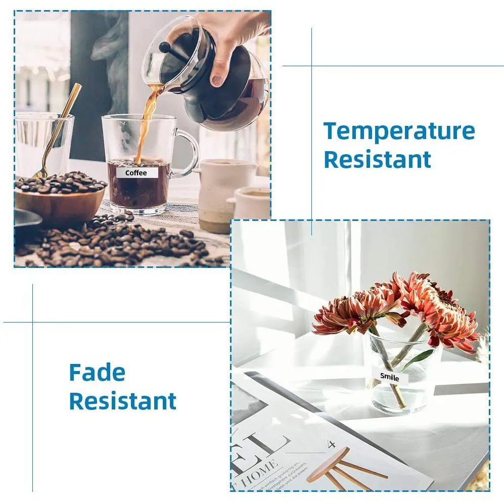 Unistar TZe-231 TZe-221 Label Tape Compatible With Brother PT Label Printer Ribbons tze-231 TZe-221 TZe-251 Label Maker Printer