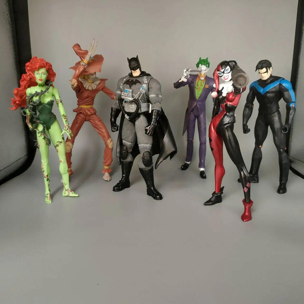 DCD Superhero Ivy-Poison Scare-crow Quin The Joke-Man Bat-Hero Custom 7