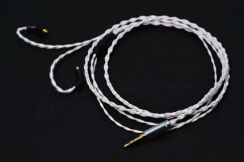 4-core Guhe copper silver plated MMCX headset upgrade cable 3.52.5