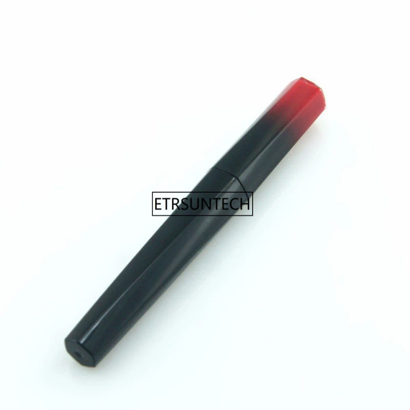 100pcs 3ml Lipstick Tube Empty Plastic Lip Gloss Women Cosmetic Container Tube Brush Black Cap Lip Balm Tube F3914