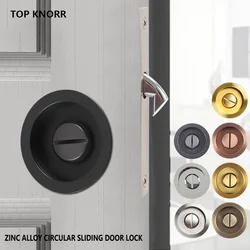 TOP KNORR Sliding Door Sliding Door Lock Modern Invisible Sliding Door Lock Zinc Alloy Hook Hidden Hook Hidden Door Lock