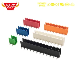 50PCS KF2EDGR 5.08 2P 3P 4P 5P 6P 7P 8P 9P 10P 11P 12P PCB PLUG-IN TEMINAL BLOCK 2EDGR 5.08mm PIN MSTB 2,5 G PHOENIX DEGSON