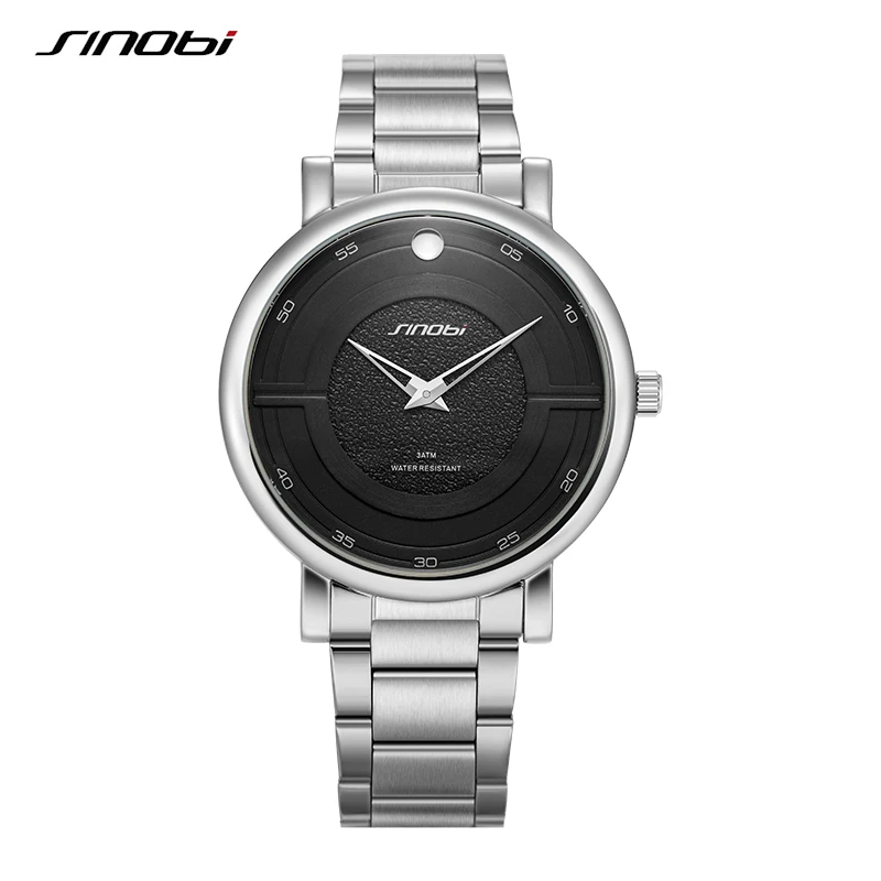 

Creative Design Men's Sinobi Fashion Stainless Wristwatches Man Quartz Military Casual Watches Male New Clock Relogio Masculino