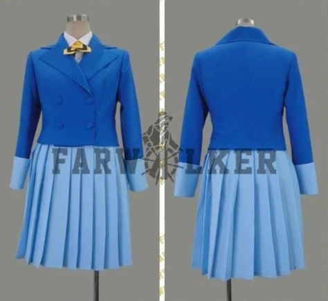 COS-HoHo Anime Magic Knight Rayearth Ryuuzaki Umi School Uniform Cosplay Costume Party Outfit Daily Suit Custom-made Size Women