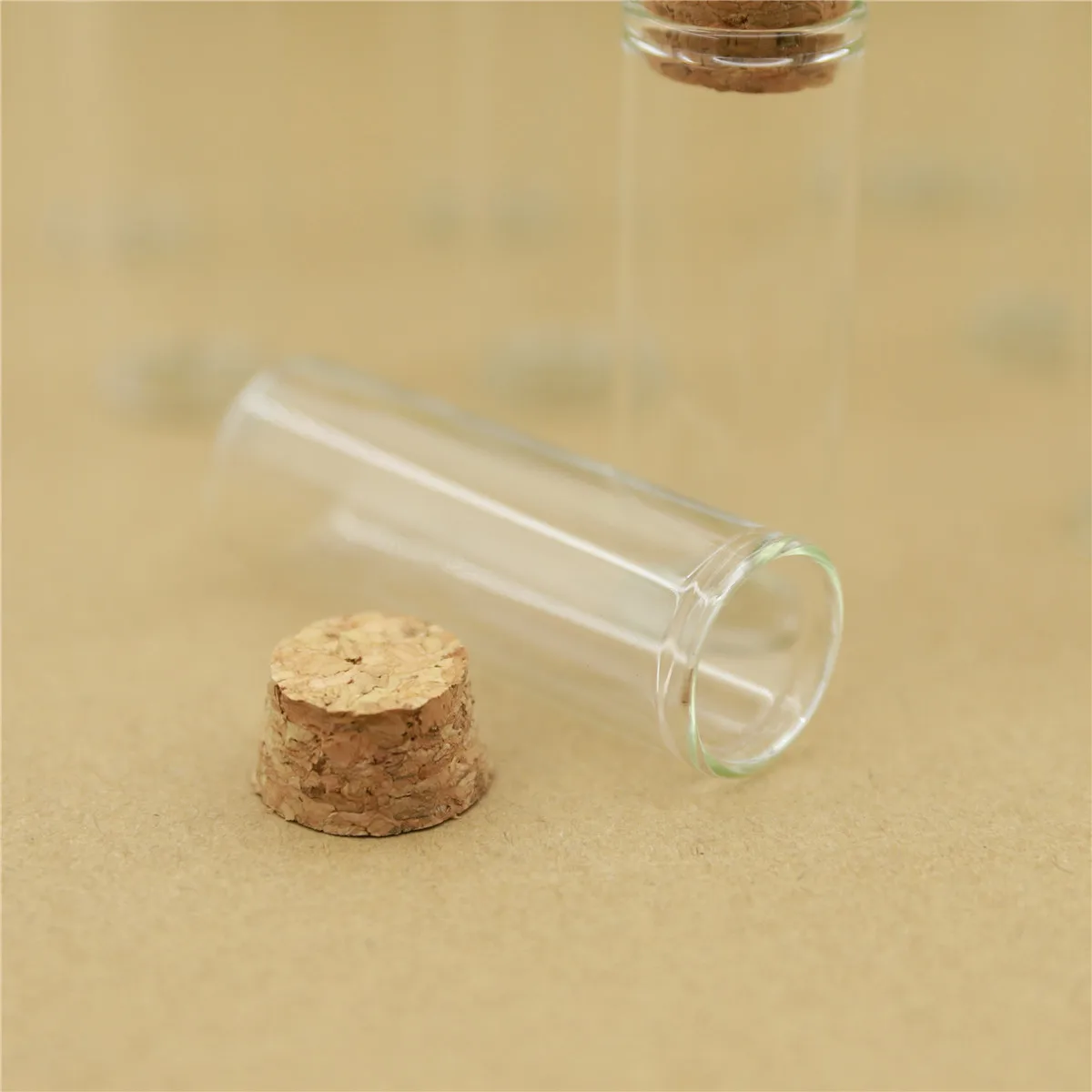 54 pcs/lot Glass Bottle 22*60mm 12ml Test Tube Cork Stopper Mini Spice Bottles Container Small DIY Jars Vials Tiny Bottles glass