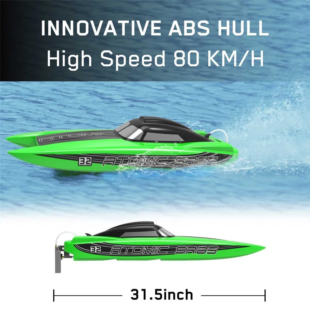 Volantexrc ATOMIC SR85 798-3 V798-3 80 km/h lunghezza 800mm Brushless RC Boat ARTR o RTR 2.4Ghz Radio Control Boat Toys 79803