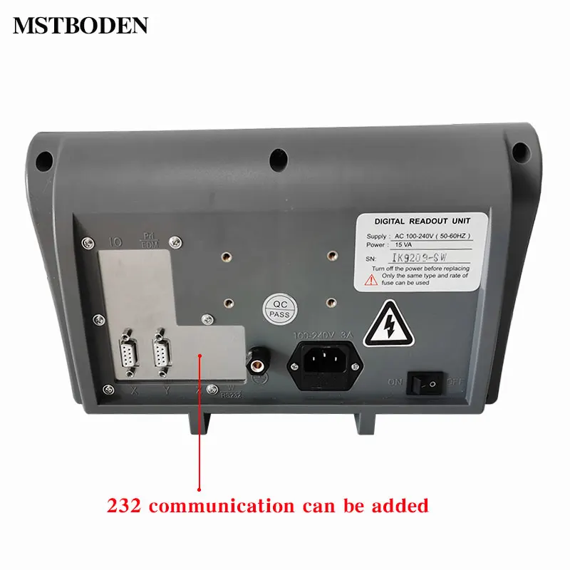 2 3 4 Axis Dro LCD RS232 Communication Output Milling Machine Lathe Digital Display Grating Ruler