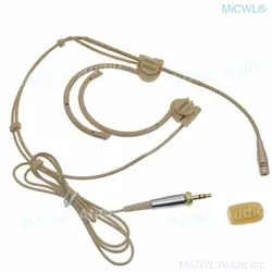 Foldable Headset Cardioid Microphone for Sennheiser G2 G3 G4 ew100 ew300 ew500 Digital Wireless BeltBoday System 3.5mm Lock