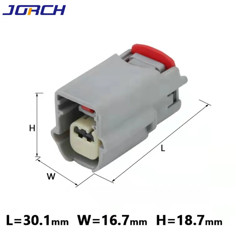 5 sets  2 Pin Automotive wiring harness plug connector applies to the Volvo front-bar radar probe plug 31403-2210