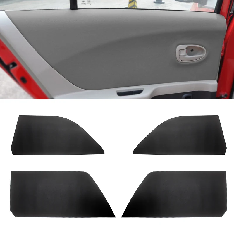 

Soft Leather Door Panel Cover For Toyota Yaris 2009 Car-styling Door Armrest Panel Skin Cover Sticker Trim With Adhesive Tools