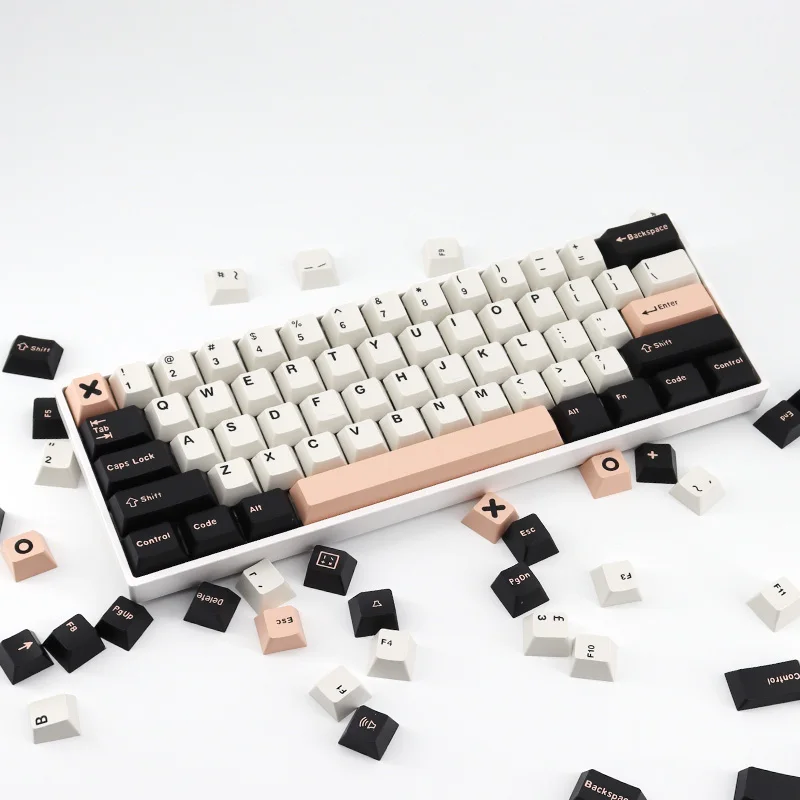 

Olivia Double Shot Keycaps Cherry profile ABS Keycap For MX Mechanical Keyboard ANSI ISO Layout 64 68 84 980m 171key-set