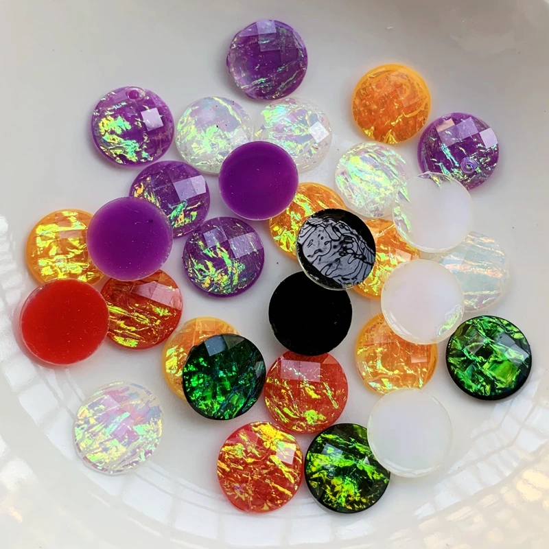20mm/16mm/12mmAB round Rhinestone resin flat back DIY jewelry making accessories pink ab rhinestones scrapbooking