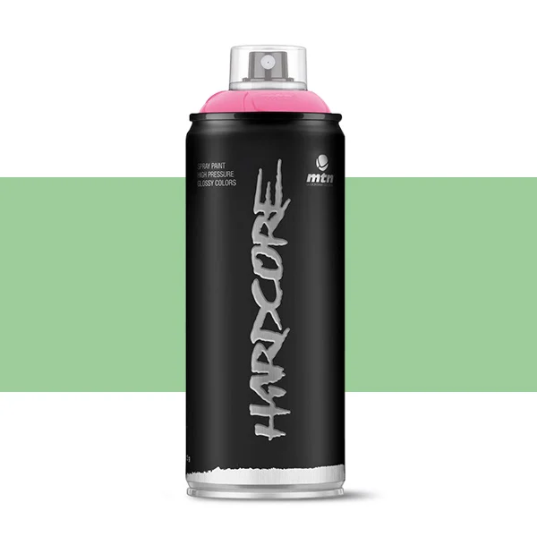 Spray paint MTN Hardcore Golden Green Color 400 ml high pressure quick dry glossy finish great strength