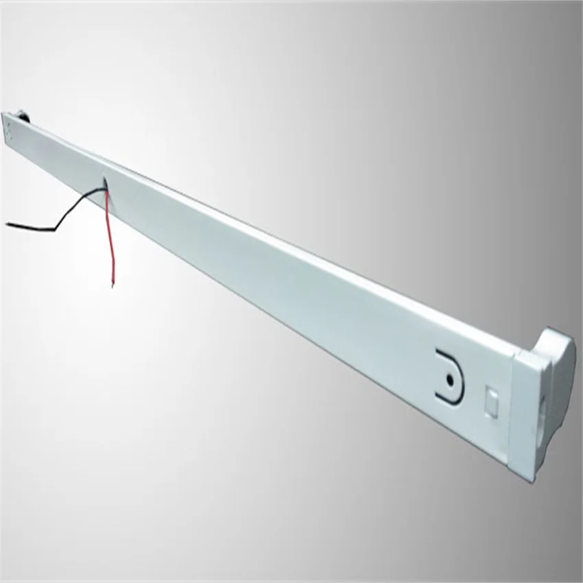 T8 LED tube light holder aluminum fixture ,clips and connectors and screws included  single ended wire or double ended wiring