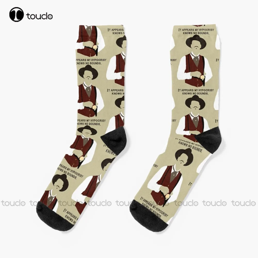 

Tombstone: My Hypocrisy Knows No Bounds Socks Sports Socks Personalized Custom Unisex Adult Teen Youth Socks 360° Digital Print