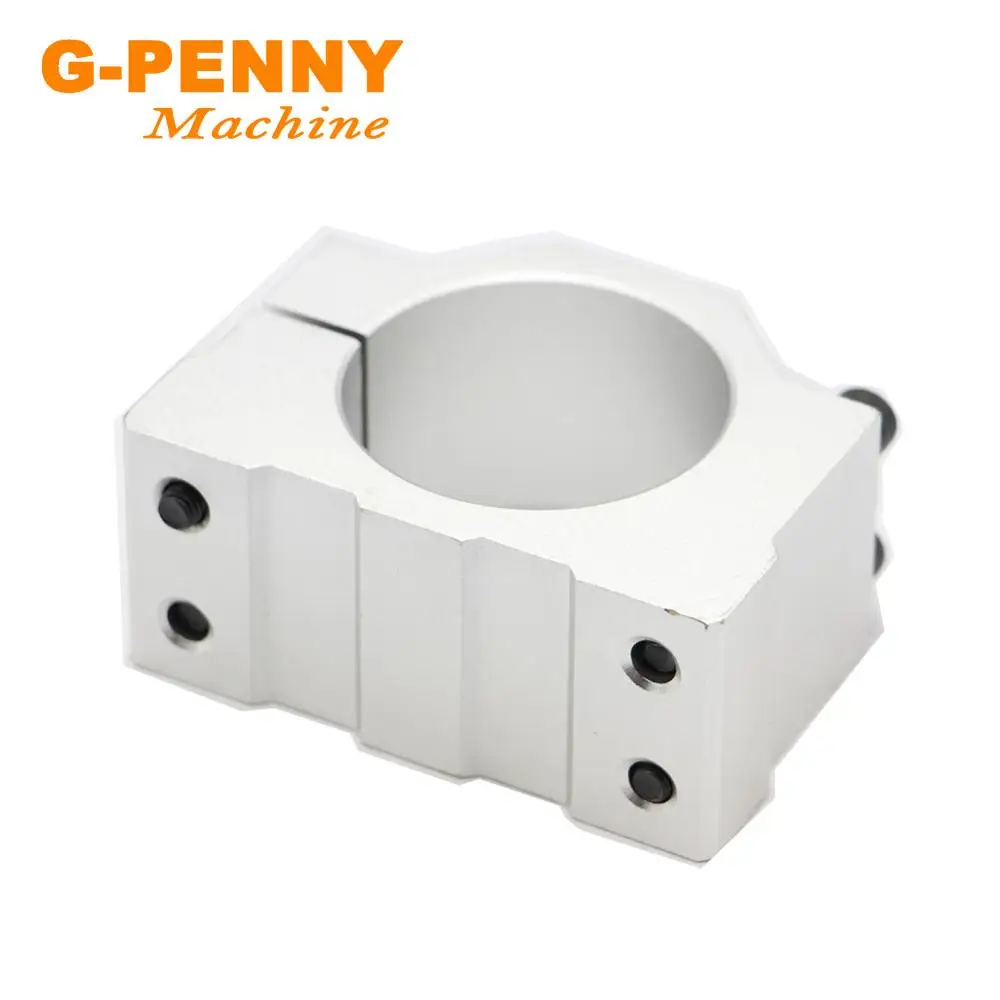 Free Shipping CNC Spindle Motor fixture 38mm,40mm,42mm,44mm,46mm Spindle Clamping bracekt Aluminium fixture