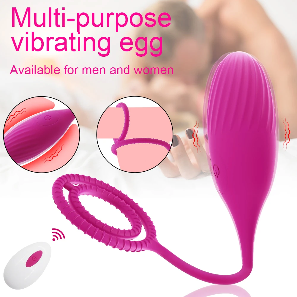 10M Remote Control Vagina Vibrator for Female Male Penis Ring 12 Vibration Anal Plug Vibrating Egg Massager Sex Toys for Couples