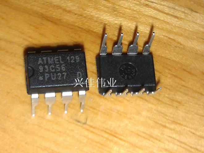 Mxy 10PCS/LOT  AT93C56 DIP-8 93C56 DIP8 DIP EEPROM (256x8)/(128x16) 2K new original