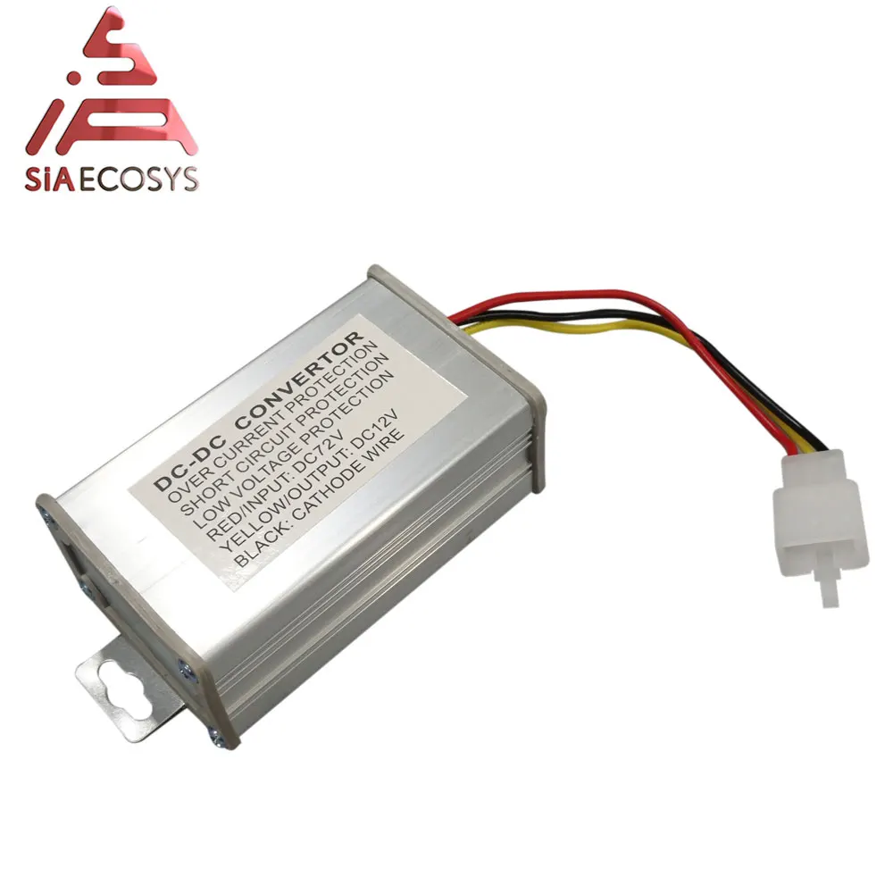 SiAECOSYS 72V do 12V 10A konwerter DC-DC