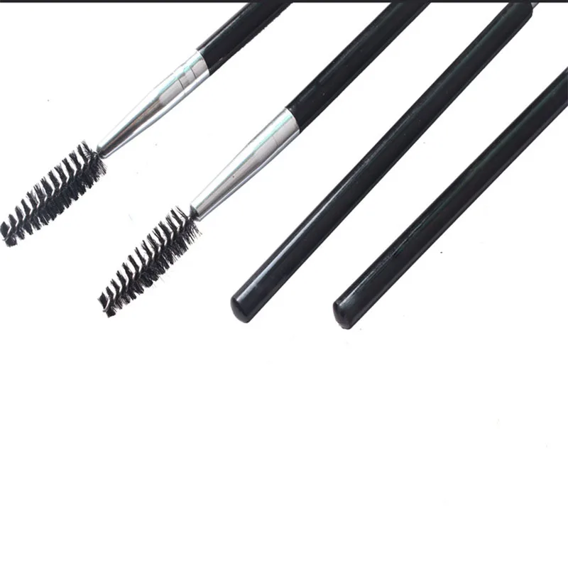 Pinceau professionnel pour sourcils et mascara, 2 pièces, accessoire de maquillage pour les yeux