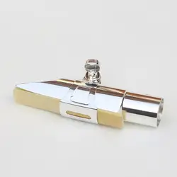 MFC Professional Tenor Soprano Alto Saxophone Metal Mouthpiece Silver Plated Mouthpiece Sax Mouth Pieces Size 56789