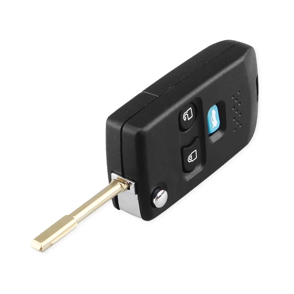 

Сменный модифицированный флип-чехол KEYECU с 3 кнопками, брелок FO21 для Ford Escape Transit MK6 Connect