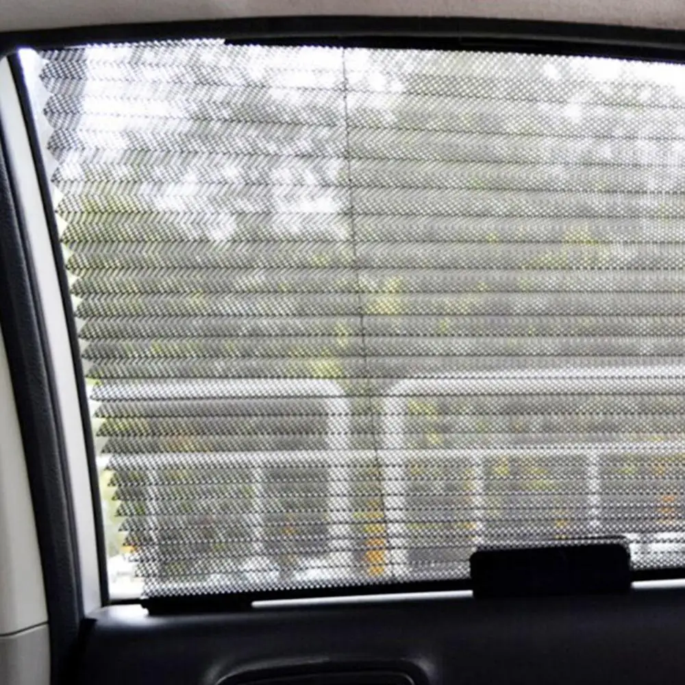 60%  Dropshipping!!Summer Car Automatic Retractable Side Window Curtain Sun Shield Blind Sunshade