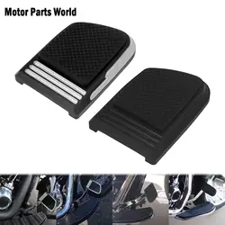 Motorcycle CNC Small Brake Pedal Pad Cover Black Chrome For Harley Softail FLSB Breakout FXBR FXBRS 2018 2019 2020