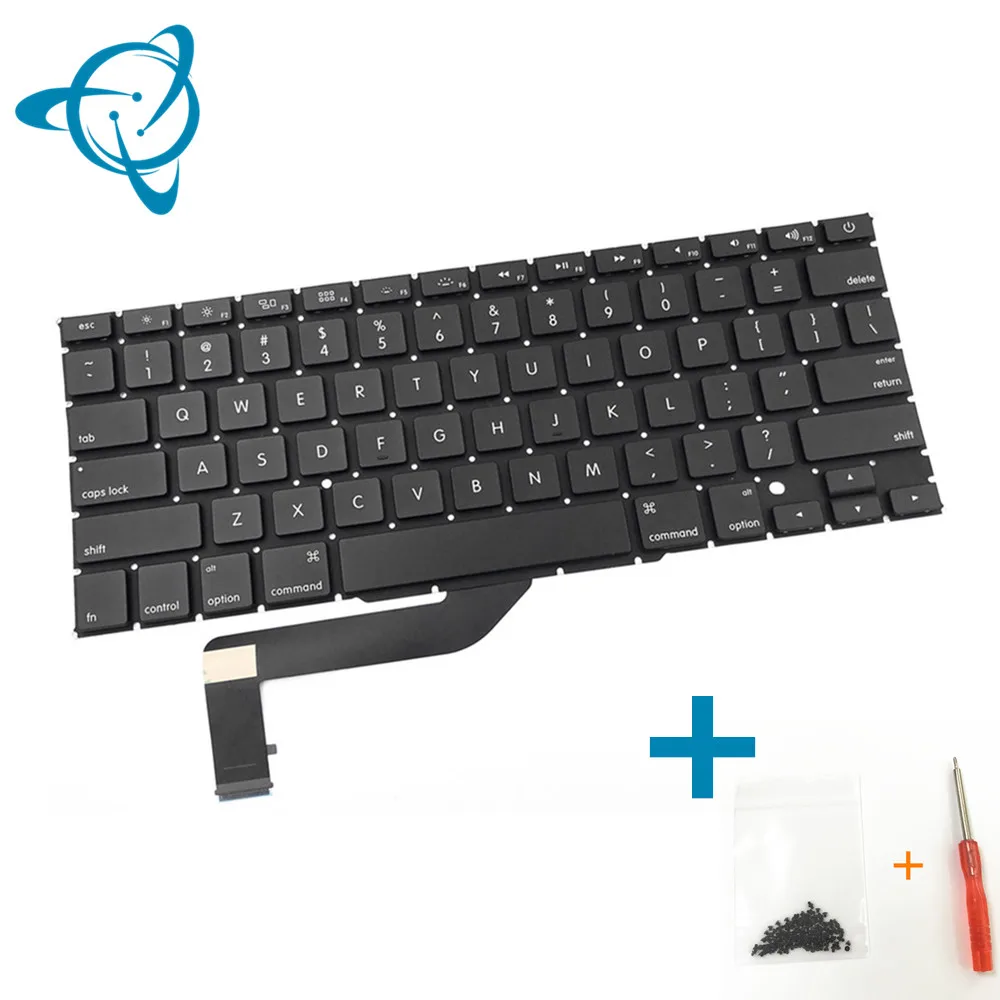 Clavier A1398 pour Macbook Pro Retina de 15.4 Pouces, Ordinateur Portable, MC975, MC976, ME664, ME665, ME293, ME294, Flambant Neuf, 2012-2015