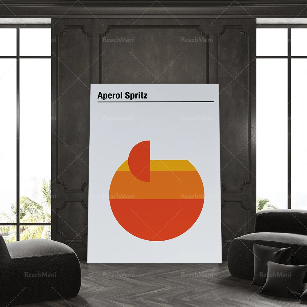 

Aperol spritz modern poster