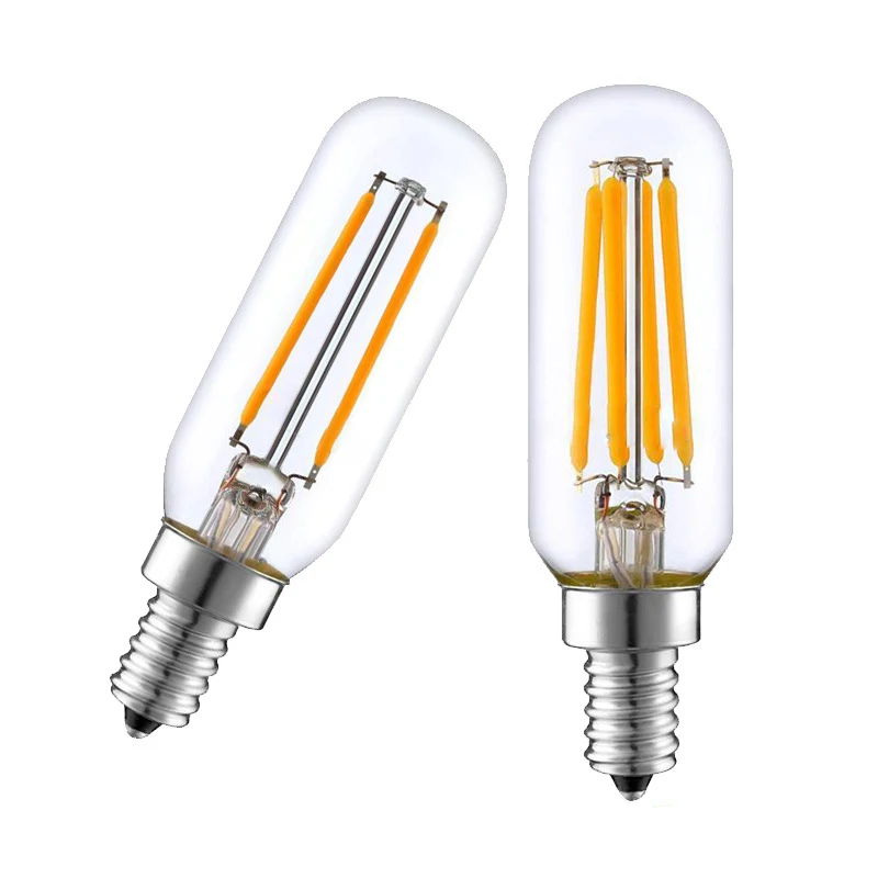 2021 Edison Bulb E14 LED Light T25 4W 8W 12W Cooker Hood Filament Lamp Extractor Fan Bulb Warm White/Cold White Lighting 220V