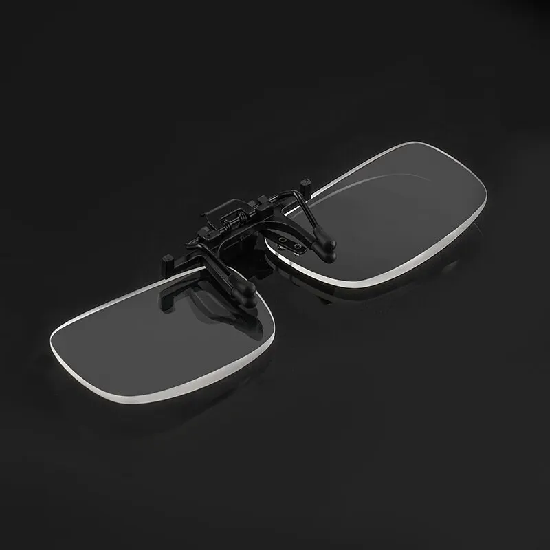 Clip On Flip Up Down Reading Glasses Flip Clip Presbyopic Lenses With Box Women Rimless Magnifier Reading Sunglasse Male Glasses