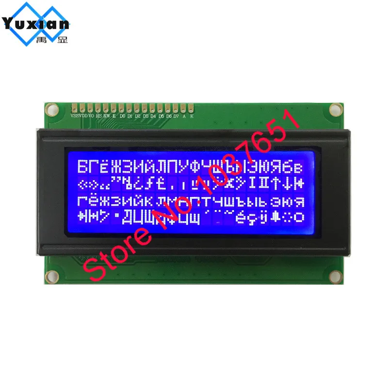 2004 20x4  Russian Cyrillic Font Lcd Display  I2C DIY KIT 5V