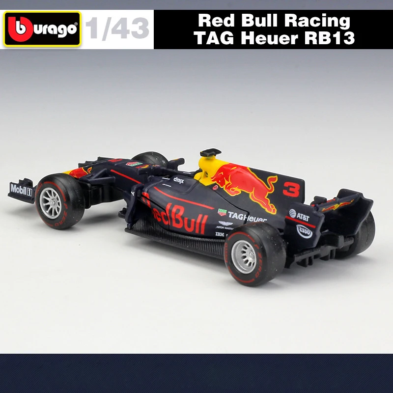 Bburago Diecast 1:43 Scale F1 Red Bull Racing F1 Car RB16&15&14 Infiniti Racing Team Alloy Toy Formula 1 Car Model Kid Gift