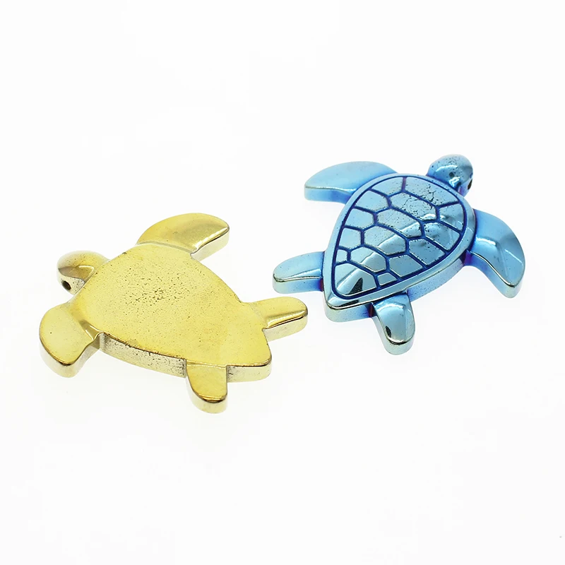 New Natural Stone Hematite Tortoise Charms Pendant for Woman Men  Bracelets Bangles Necklaces DIY Fashion Jewel Making image 6