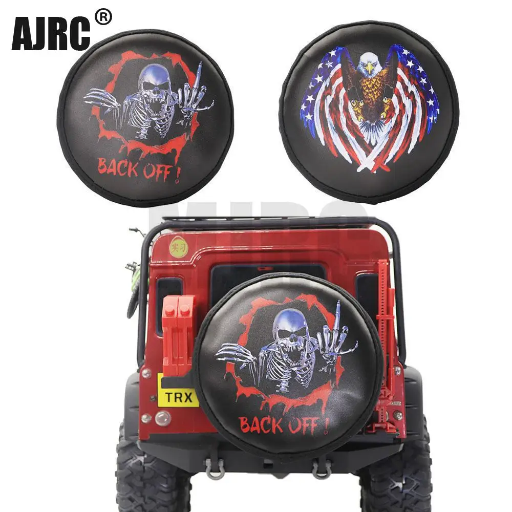 

Ajrc Leather Spare Tires Cover For 1/10 Rc Crawler Traxxas Trx-4 Bronco Axial Scx10 90046 Rc4wd D90 D110 Yikong Rgt