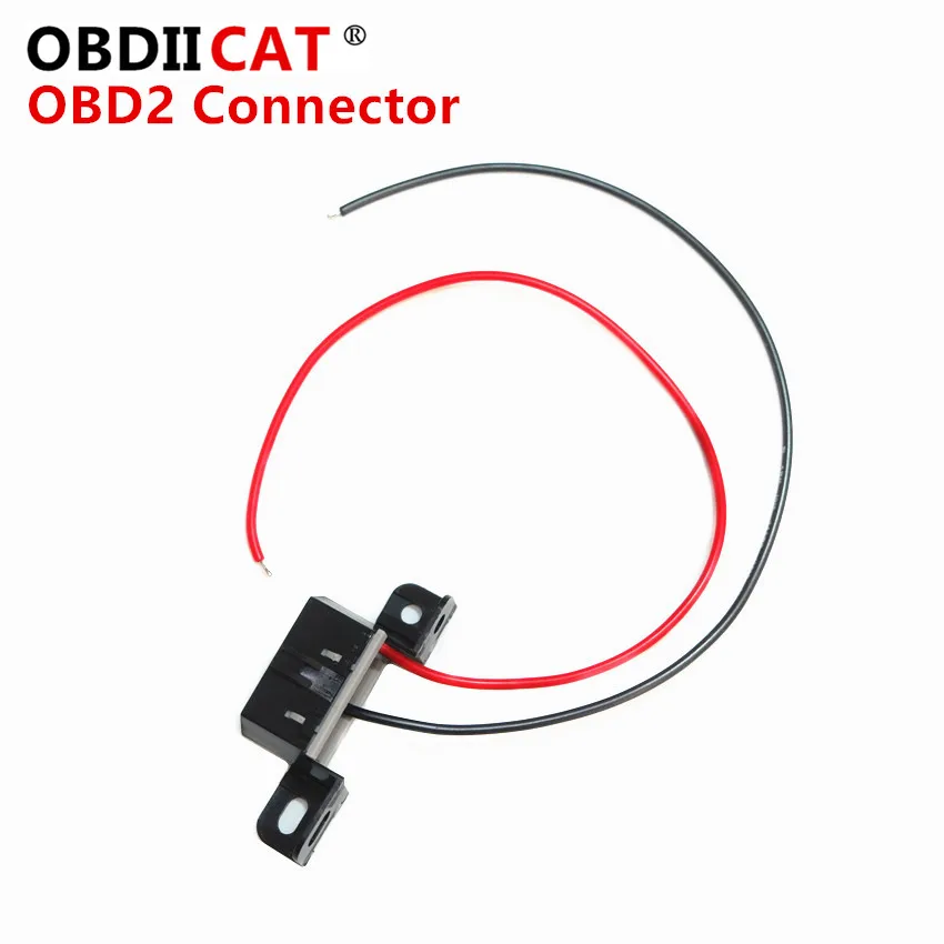 

OBD connect cable obd2 16pin Diagnostic-Interface Connector OBD Female Wire Sockets Connector adapter with two cables