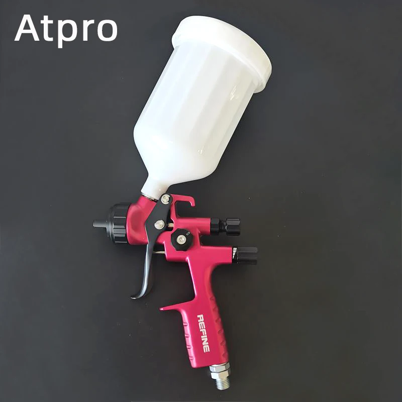 

RS8001 Auto Spray Paint Gun 1.3 Nozzle Top Paint High Atomization Pneumatic Sheet Metal Spray Gun