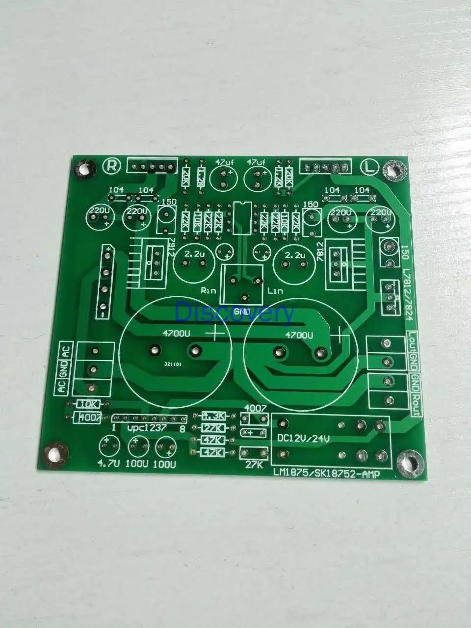 Big S5532+LM1875 HIFI Power Amplifier Board Compatible with SK3875 SK18752 with Horn Protection Empty Board