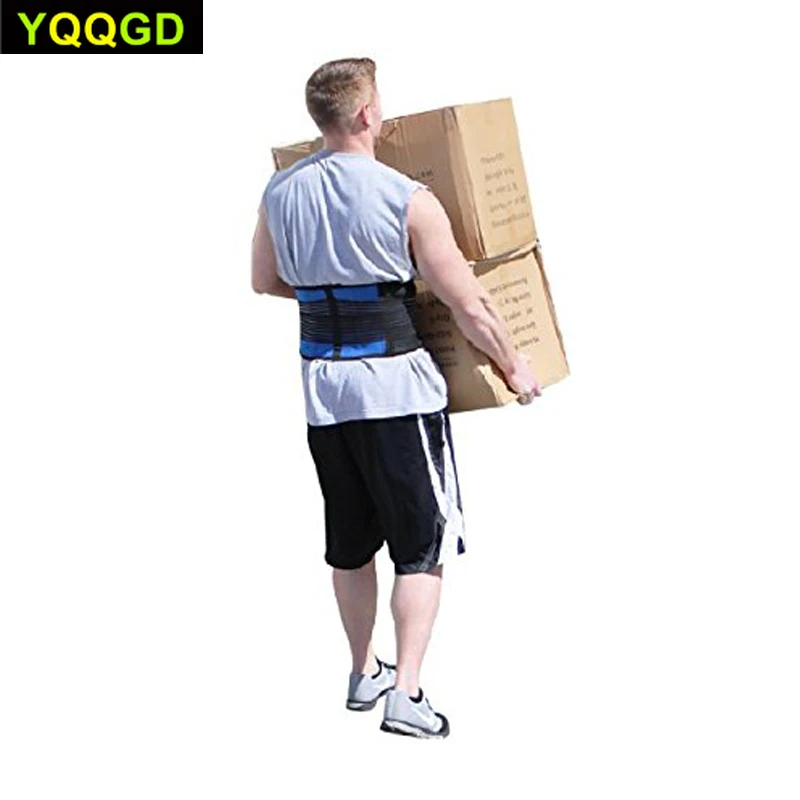 1Pcs Adjustable Neoprene Double Pull Lumbar Support Lower Back Belt  Pain Relief Band Waist Belt,Waist  Exercise Support