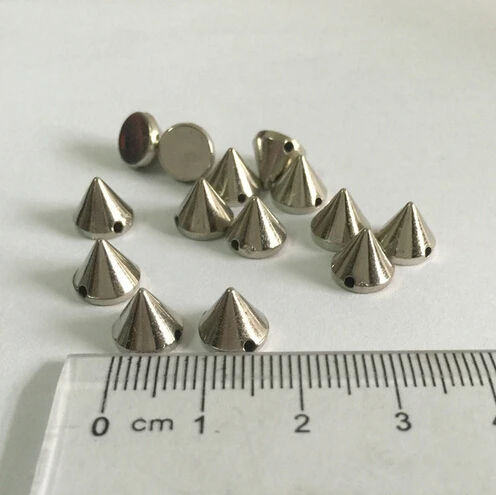 

Новые ABS 8 мм Серебряные Шипы ремесленные сумки кожаные аксессуары для рукоделия заклепки и Шпильки Шипы швейные клей на гвоздике 100 шт./лот