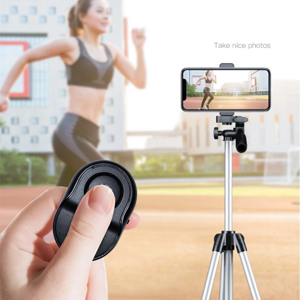 Mini Bluetooth-kompatibel Fernbedienung Taste Wireless Controller Selbstauslöser Kamera Stick Auslöser Telefon Foto Selfie – Detail 7